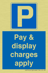 Pay & display charges apply